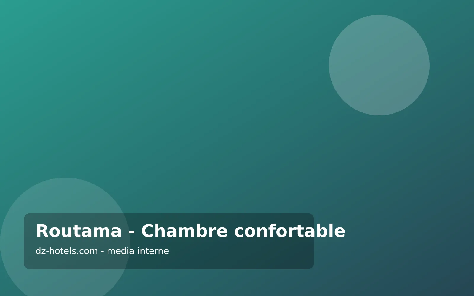 Chambre Routama